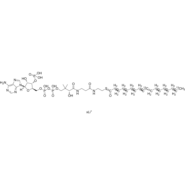 Oleoyl coenzyme A-13C18 lithium